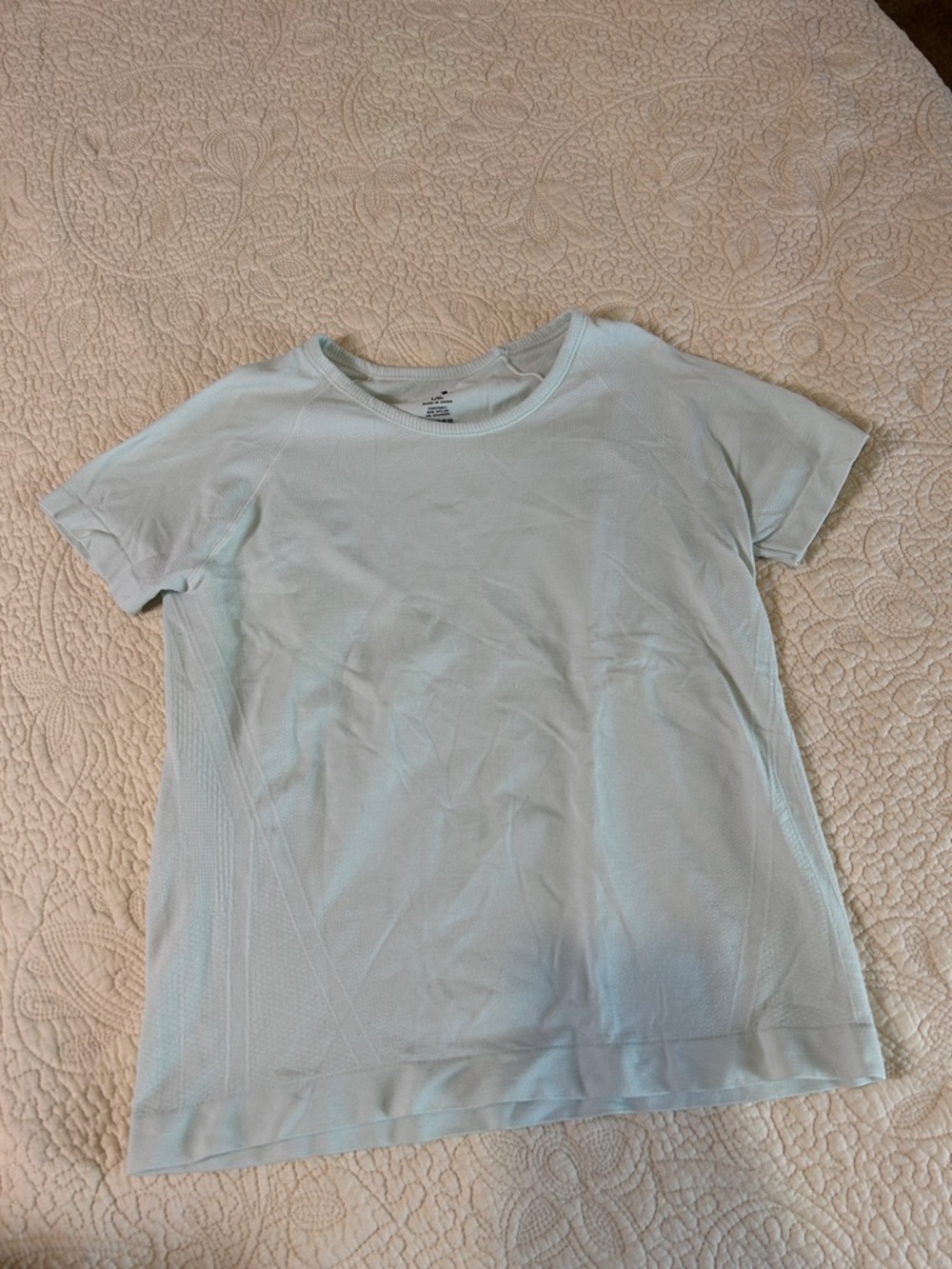 GB Girls Light Blue Short Sleeve Performance Tee